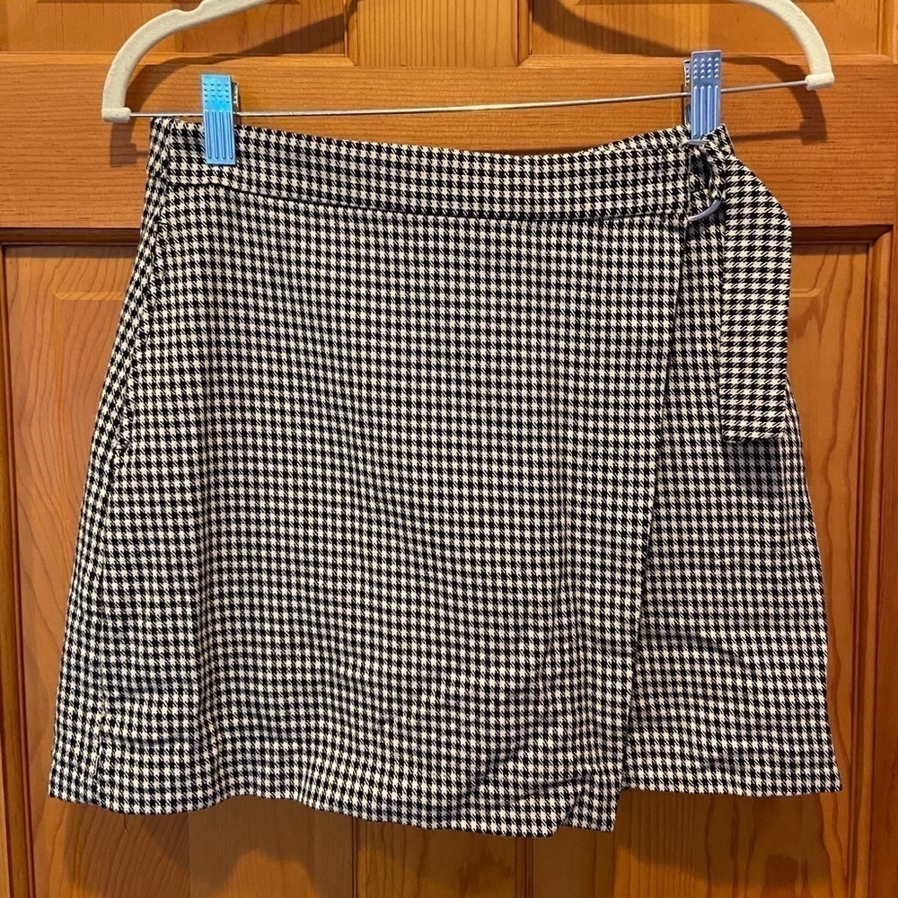 𝅺Houndstooth Mini Skirt